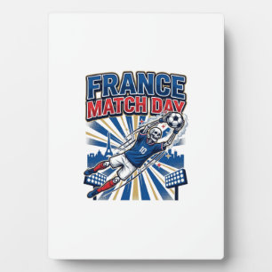 Plaque Photo France Match Day Skeleton Striker Nations High Ene