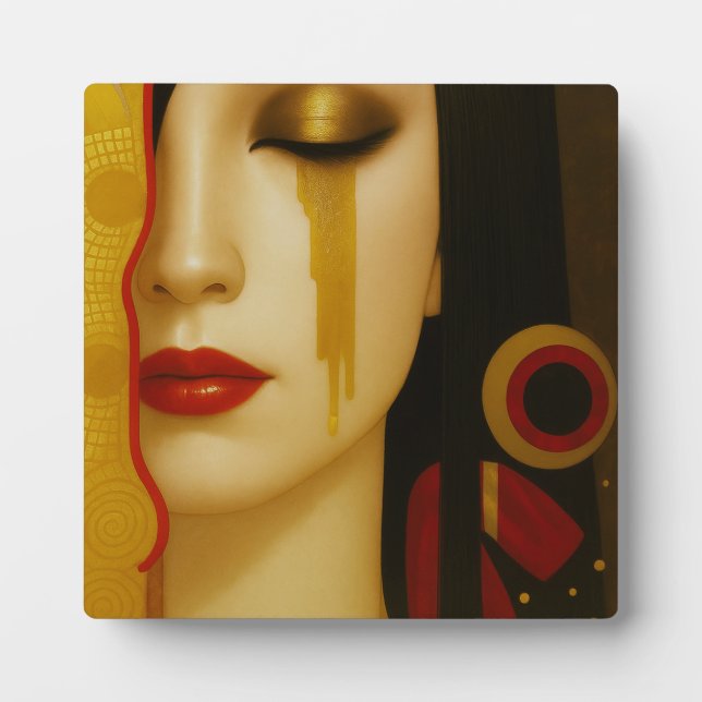 Plaque Photo Freya's golden tears with dark hair (Devant)