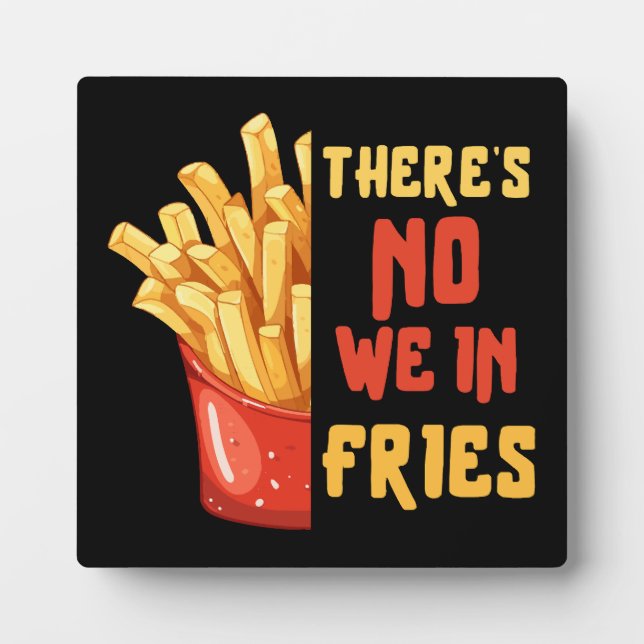 Plaque Photo frites (Devant)
