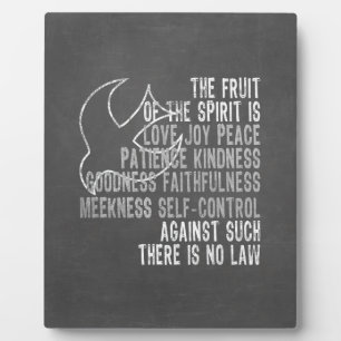 Plaque Photo Fruit de la Spirit Chalkboard