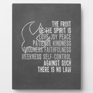 Plaque Photo Fruit de la Spirit Chalkboard