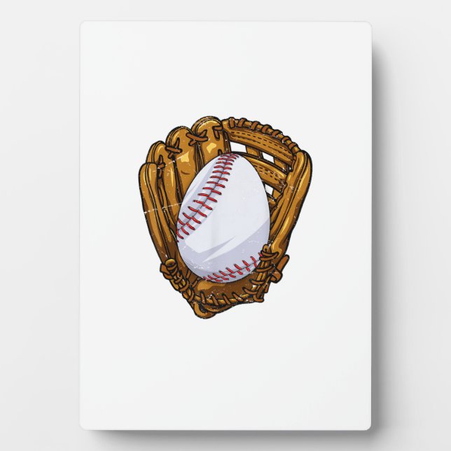 Plaque Photo Funny Easter Egg Baseball Egg Hunting Easter Day M (Devant)