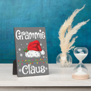 Plaque Photo Funny Père Noël Grammie Claus Christmas Matching F