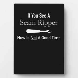 Plaque Photo Funny Quilting Seamstress Idée cadeau Quilting