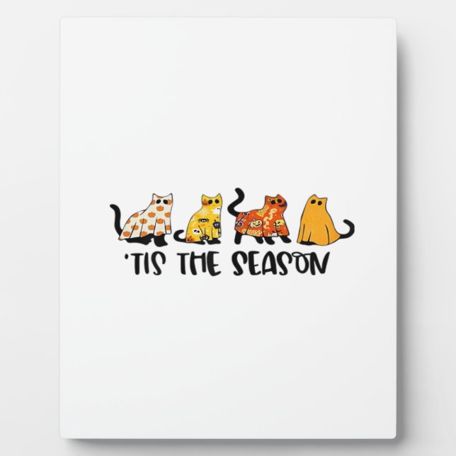 Plaque Photo Funny Tis The Season Spooky Halloween Costume (Devant)