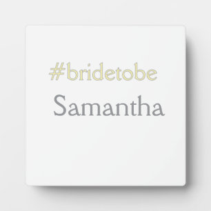 Plaque Photo futur mariée hashtag enterrement de vie de jeune f