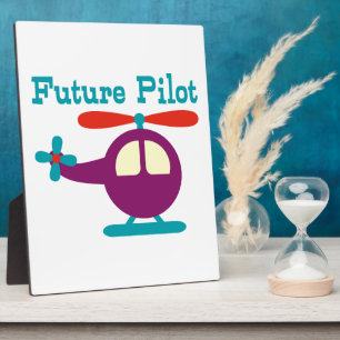 Plaque Photo Futur pilote