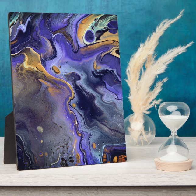 Plaque Photo Galaxie liquide 1 (Côté)