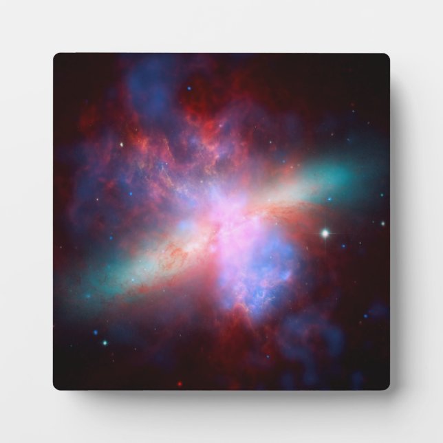 Plaque Photo Galaxie M82 (Devant)