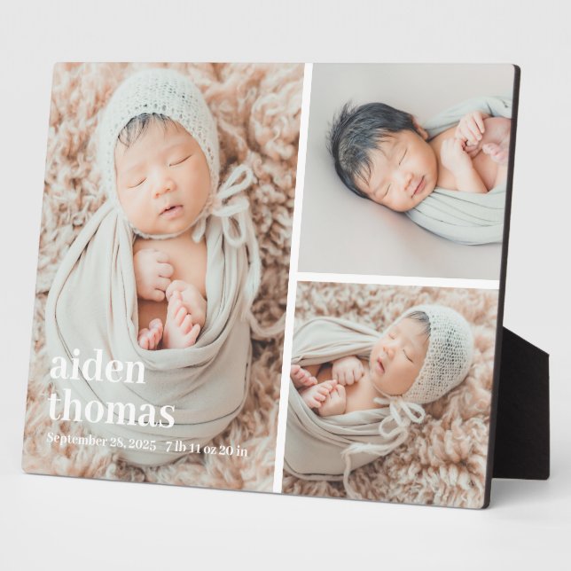 Plaque Photo Galerie Simple De Trois Ordinateurs De Bureau Phot (Côté)