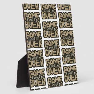 Plaque Photo Game Over, Level Up : Aventure rétro en sandbox à 