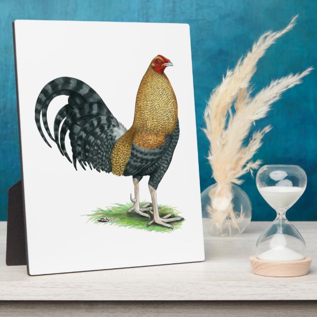 Plaque Photo Gamecock : Dom ou Crele (Côté)