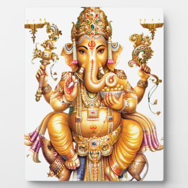 PLAQUE PHOTO GANESH AURA (Devant)