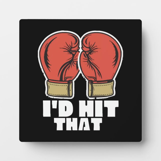 Plaque Photo Gants de boxe (Devant)