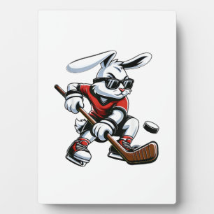 Plaque Photo Garçons Enfants Joyeux Lapin de Pâques Jouant au H