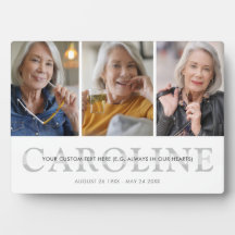 Garde-Mémorial personnalisées de 3 photos