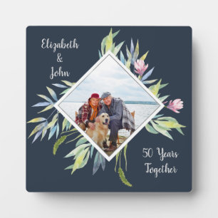 Plaque Photo Garden in the Riviera Photo Custom Text