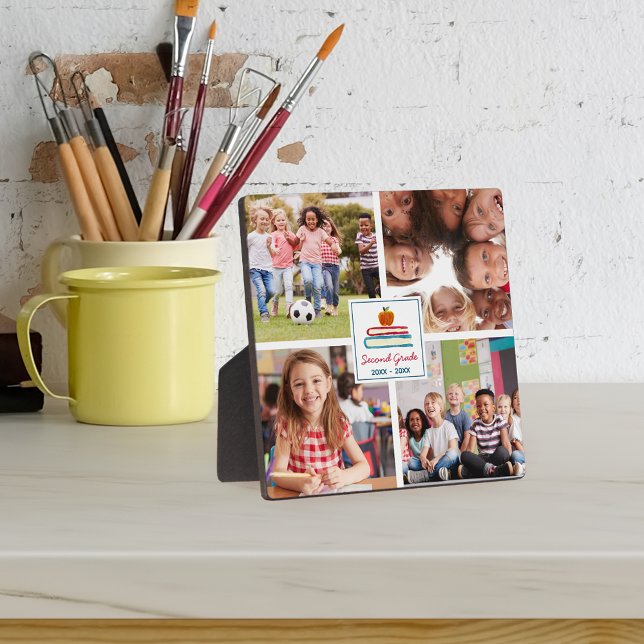 Plaque Photo Garderie de l'année scolaire pour enfants 4 photo  (Créateur téléchargé)