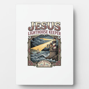 Plaque Photo Gardien de phare Jésus Gardien de phare Jésus Ch