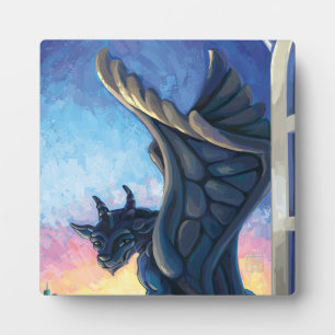 Plaque Photo Gargoyle Guardian