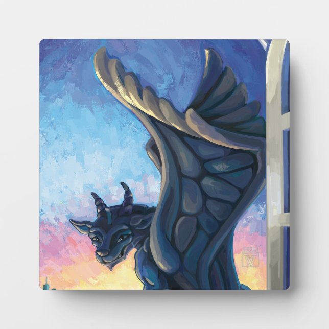 Plaque Photo Gargoyle Guardian (Devant)