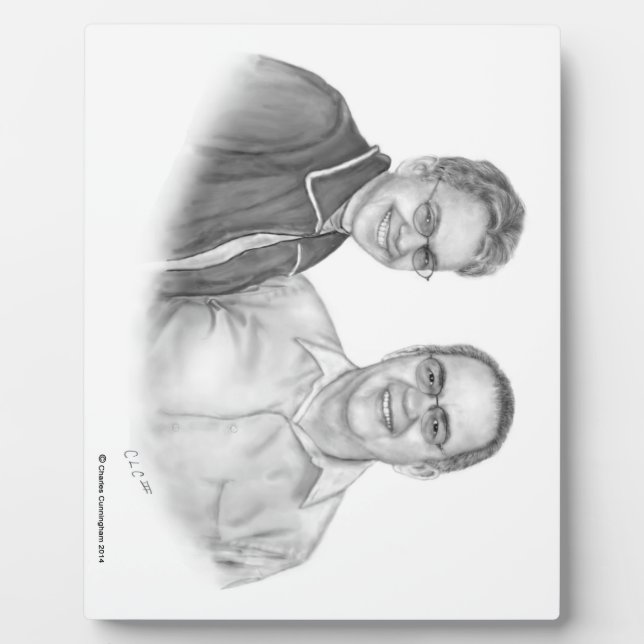 Plaque Photo Gary et Judy H (Devant)