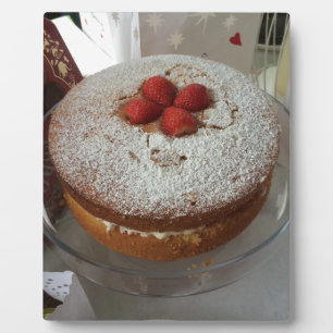 Plaque Photo Gâteau aux éponges Victoria