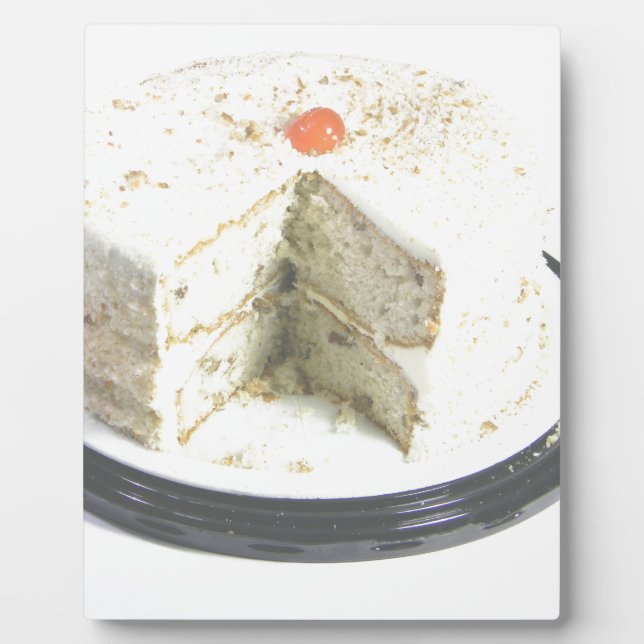 Plaque Photo Gâteau blanc (Devant)