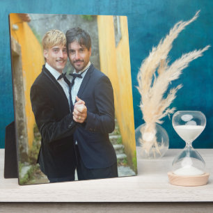 Plaque photo Gay Mariage Two Grooms