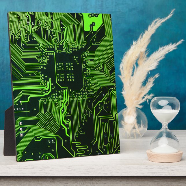 Plaque Photo Geek de la carte de circuit électronique Nerd PCB  (Côté)
