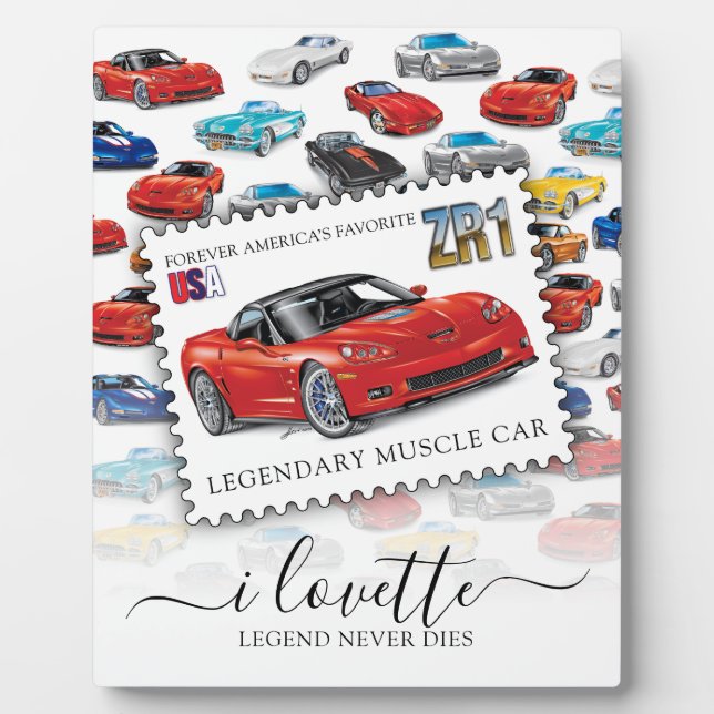 PLAQUE PHOTO GÉNÉRATIONS D'ART AUTOMOBILE (Devant)