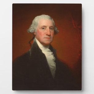 Plaque Photo George Washington Portrait