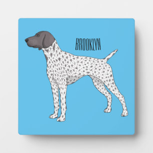 Plaque Photo German Shorthred Pointer dog