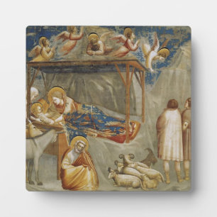 Plaque Photo Giotto di Bondone La Nativité Fine Art Collection