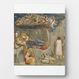 Plaque Photo Giotto di Bondone La Nativité Fine Art Collection