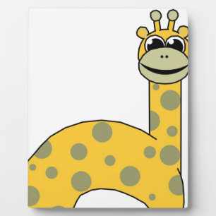 Plaque Photo Girafes