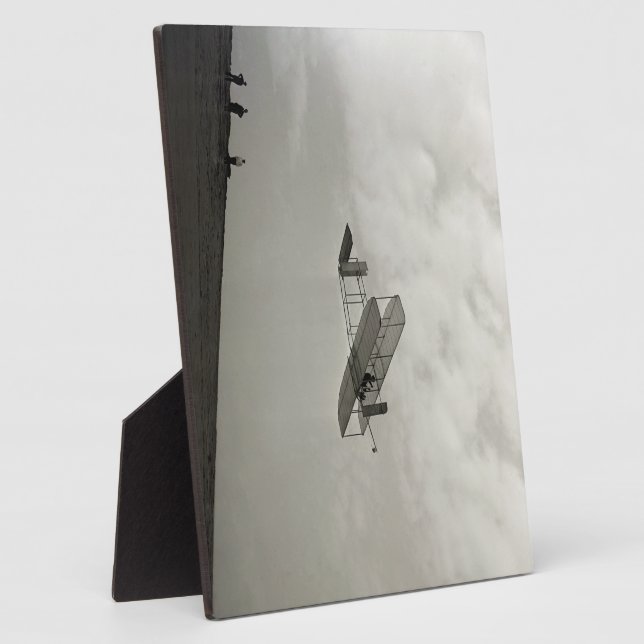 Plaque Photo Glider Test Flight Aviation Wright Brothers (Côté)