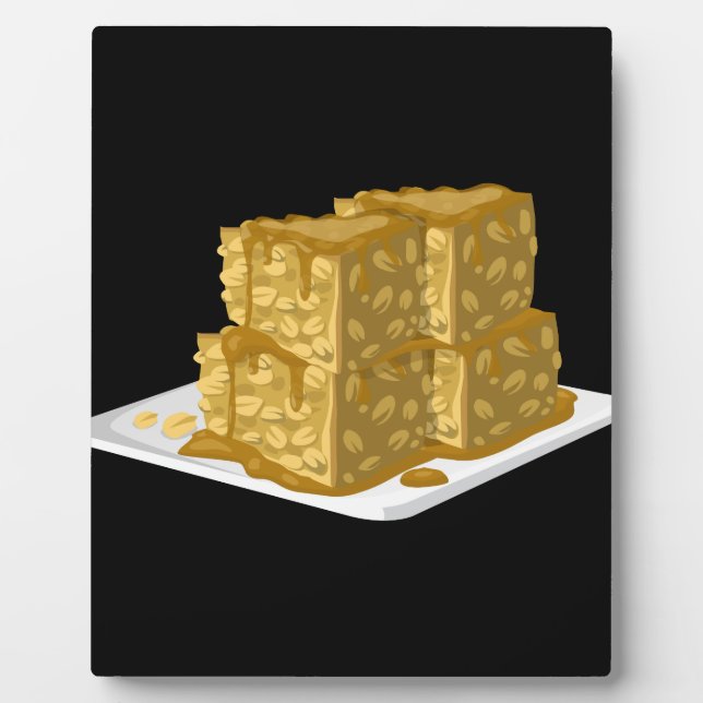 Plaque Photo Glitch Food avoine gâteau (Devant)