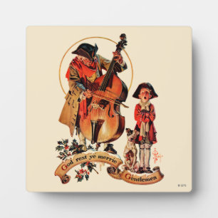 Plaque Photo God Reest Ye Merrie Messieurs