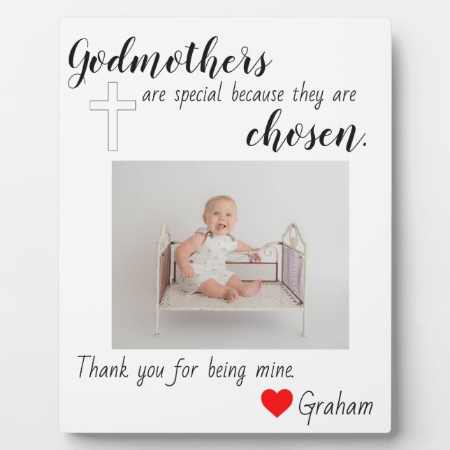 Plaque Photo Godmère baptisée (Devant)
