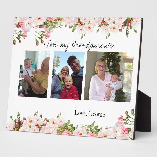 Plaque Photo Godparents baptisés (Côté)