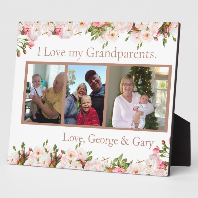 Plaque Photo Godparents baptisés (Côté)