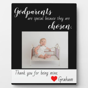 Plaque Photo Godparents baptisés