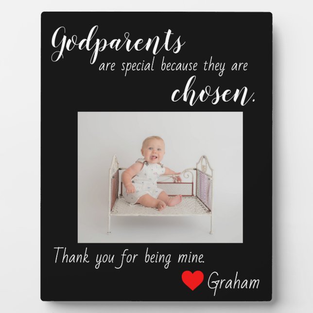 Plaque Photo Godparents baptisés (Devant)