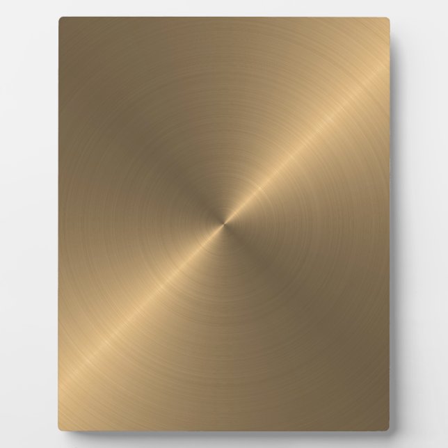 Plaque Photo Gold (Devant)