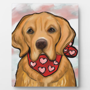 Plaque Photo Golden Retriever
