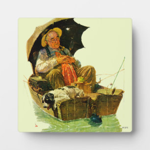 Plaque Photo Gone Fishing