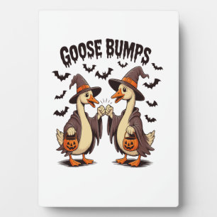 Plaque Photo Goose Bumps Halloween Witch Automne