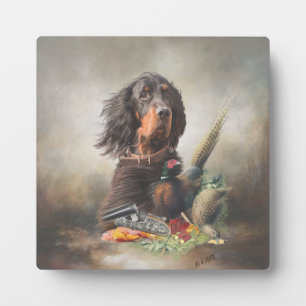 Plaque Photo Gordon Setters, Passion pour les oiseaux, Art