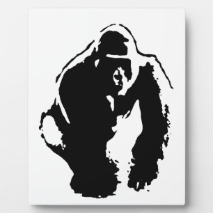 Plaque Photo Gorilla Pop Art